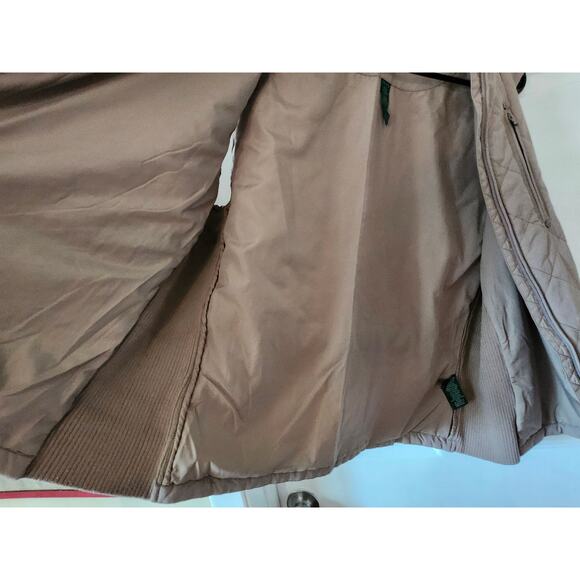 Lauren Ralph Lauren XL Quilted Full Zip VEST Khaki Equestrian - Picture 8 of 13
